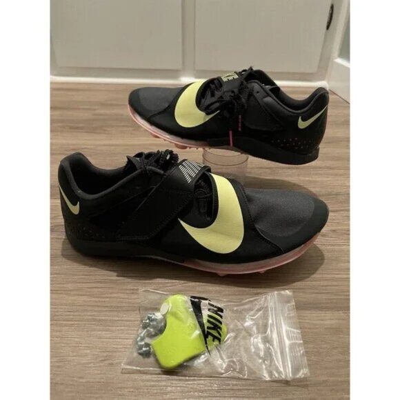 Nike Air Zoom LJ Elite Long Jump Track Field Spikes Black CT0079-001 Mens 11.5 - Picture 1 of 4